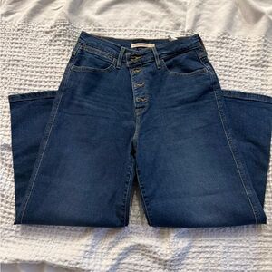 Levi's High Rise Indigo Jeans